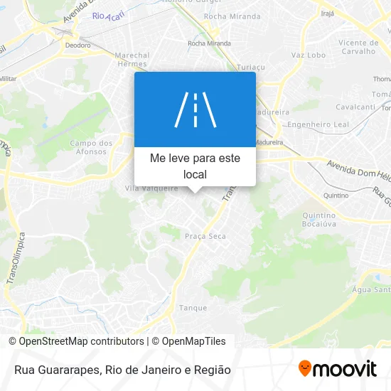Rua Guararapes mapa
