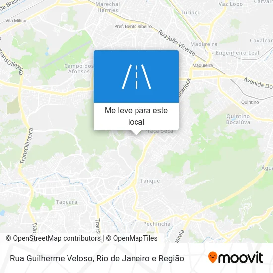 Rua Guilherme Veloso mapa