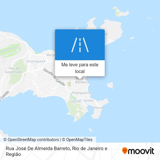 Rua José De Almeida Barreto mapa