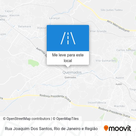 Rua Joaquim Dos Santos mapa