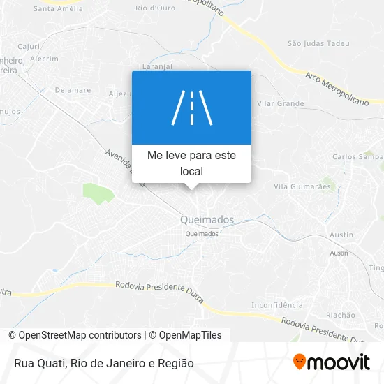 Rua Quati mapa