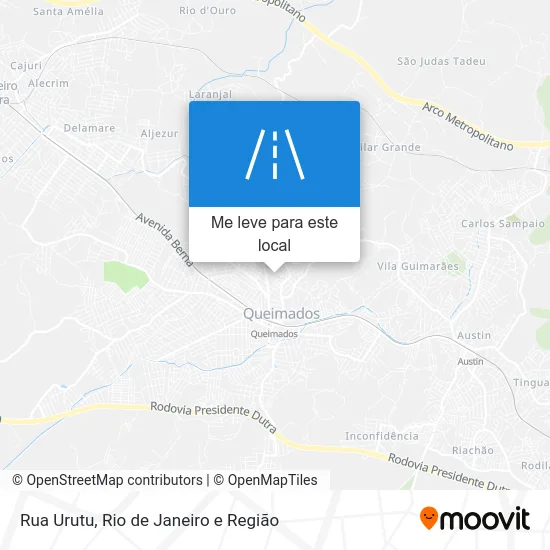 Rua Urutu mapa