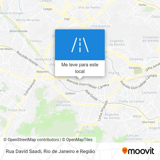 Rua David Saadi mapa