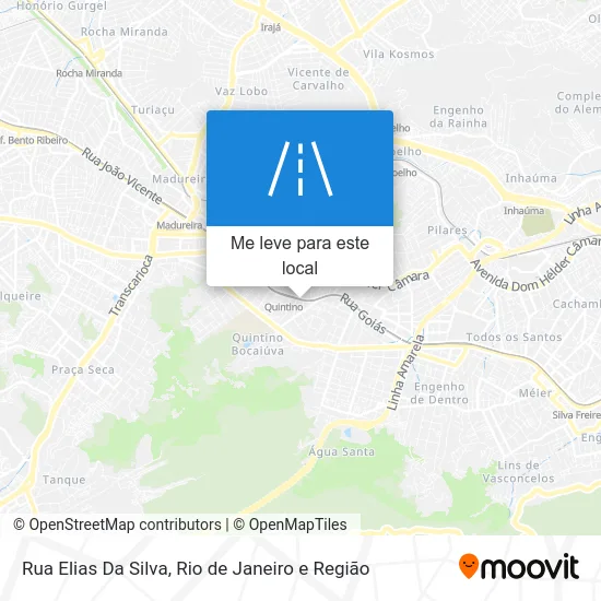 Rua Elias Da Silva mapa