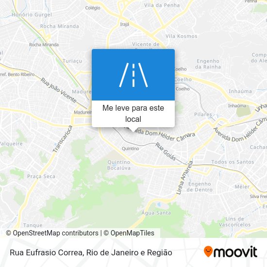 Rua Eufrasio Correa mapa