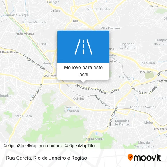 Rua Garcia mapa