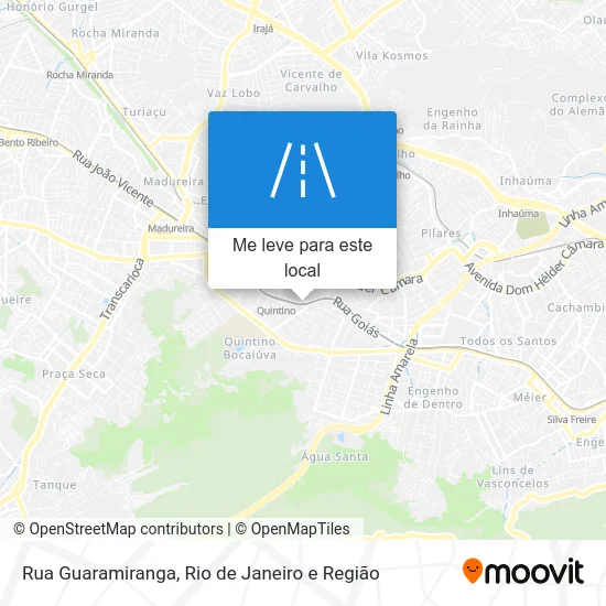 Rua Guaramiranga mapa