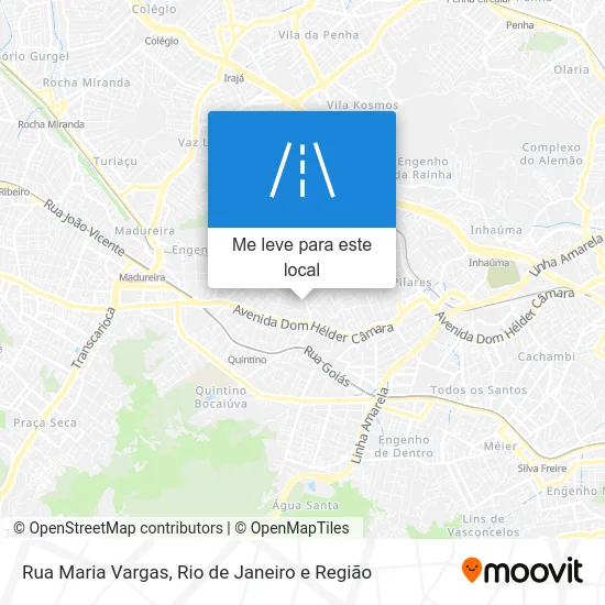 Rua Maria Vargas mapa