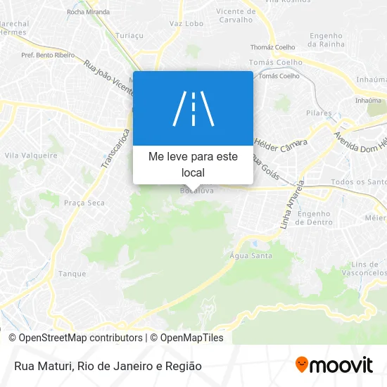 Rua Maturi mapa