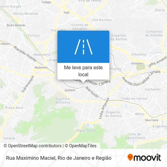 Rua Maximino Maciel mapa