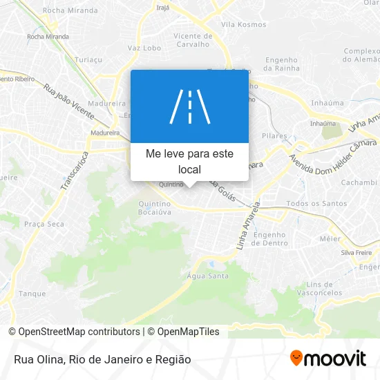 Rua Olina mapa