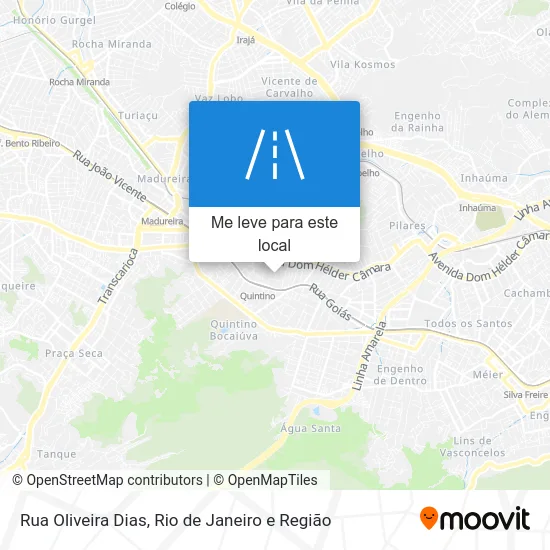 Rua Oliveira Dias mapa