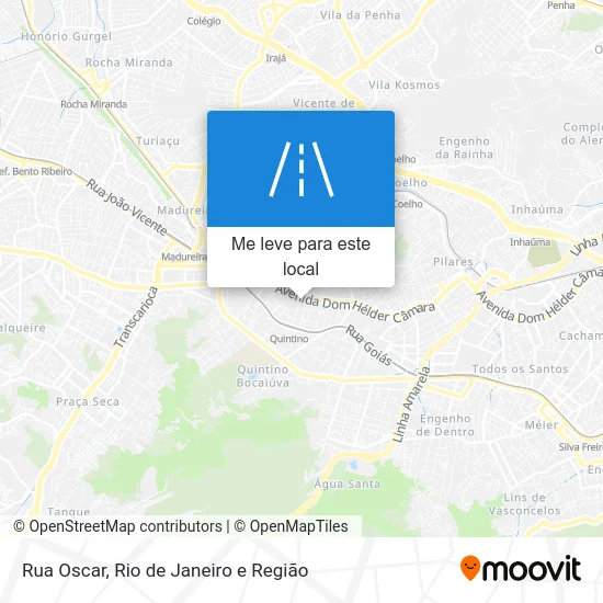 Rua Oscar mapa