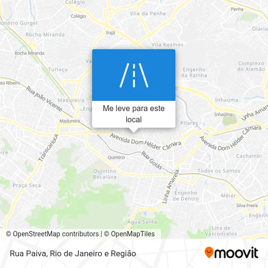 Rua Paiva mapa
