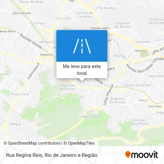 Rua Regina Reis mapa