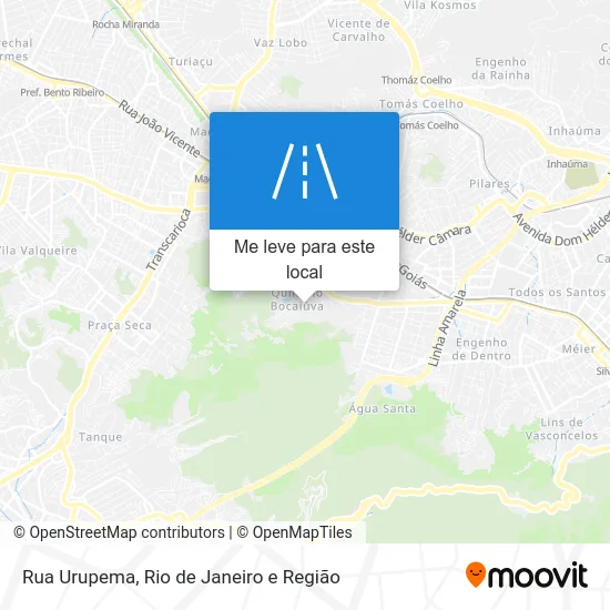 Rua Urupema mapa