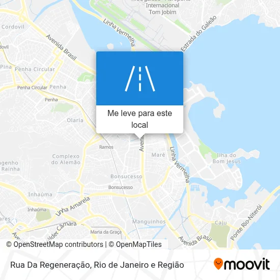 Rua Da Regeneração mapa