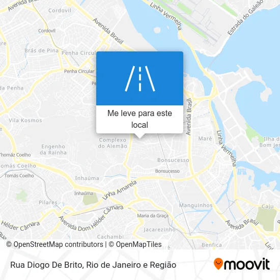 Rua Diogo De Brito mapa