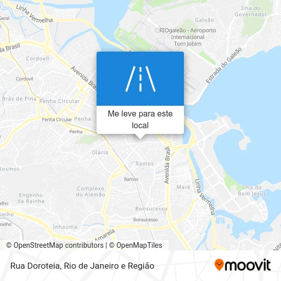 Rua Doroteia mapa