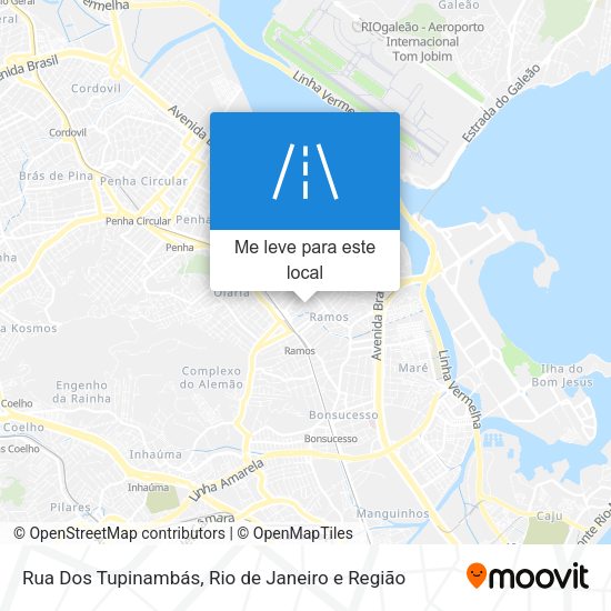 Rua Dos Tupinambás mapa