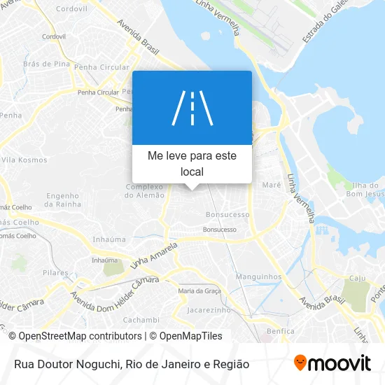 Rua Doutor Noguchi mapa