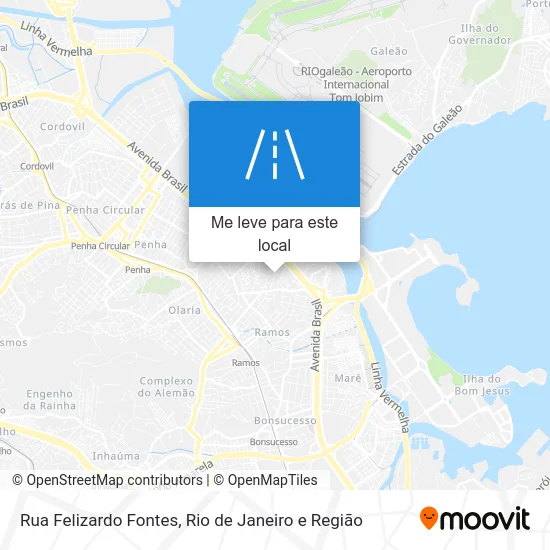 Rua Felizardo Fontes mapa