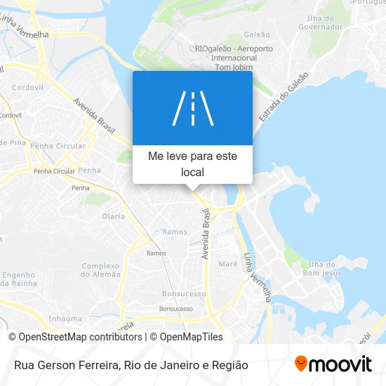 Rua Gerson Ferreira mapa