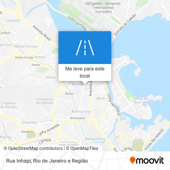 Rua Inhapi mapa
