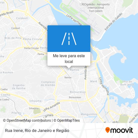 Rua Irene mapa
