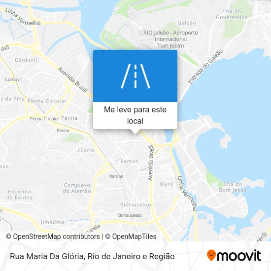 Rua Maria Da Glória mapa