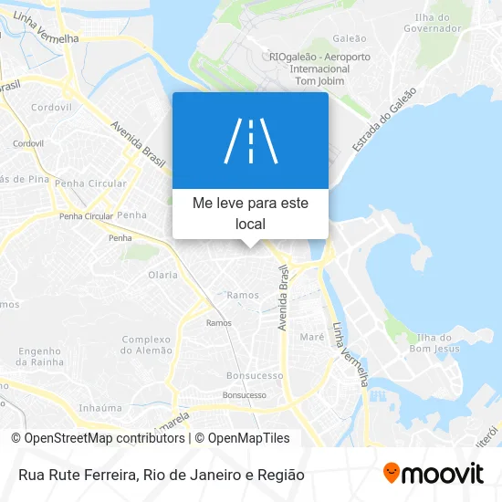Rua Rute Ferreira mapa