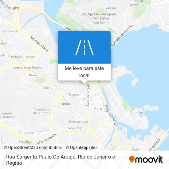 Rua Sargento Paulo De Araújo mapa