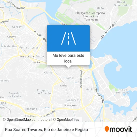 Rua Soares Tavares mapa