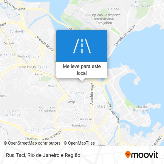 Rua Taci mapa