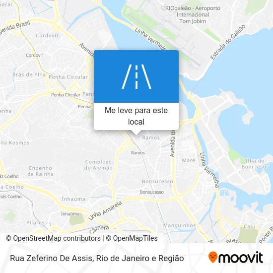 Rua Zeferino De Assis mapa
