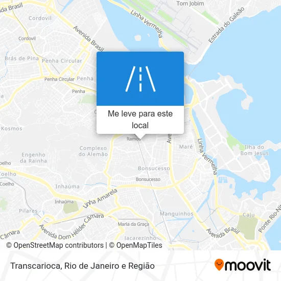 Transcarioca mapa