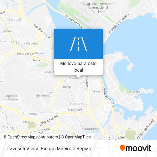 Travessa Vieira mapa