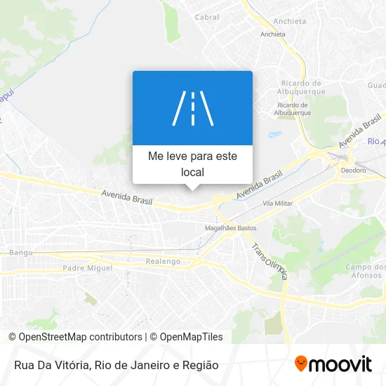 Rua Da Vitória mapa