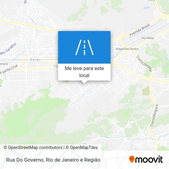 Rua Do Governo mapa