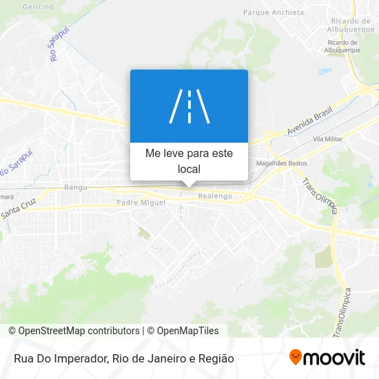 Rua Do Imperador mapa