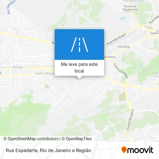 Rua Espadarte mapa