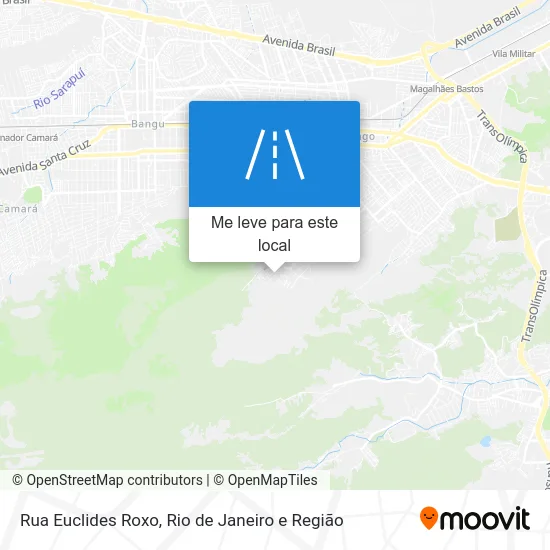 Rua Euclides Roxo mapa