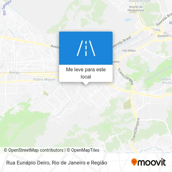 Rua Eunápio Deiro mapa