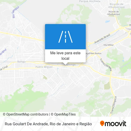 Rua Goulart De Andrade mapa
