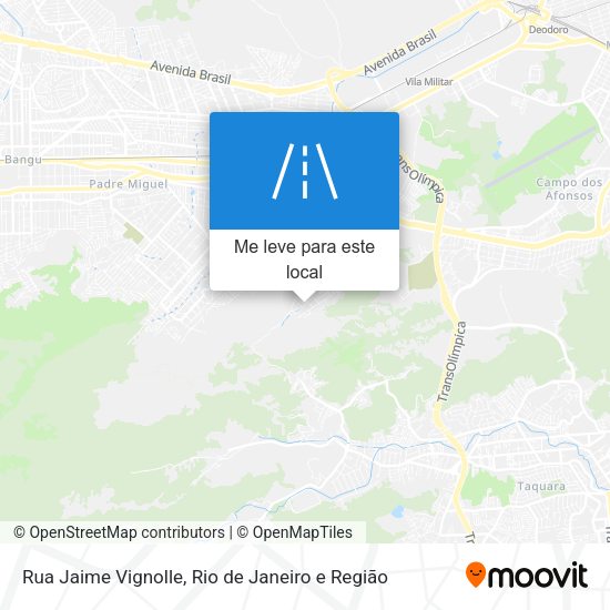 Rua Jaime Vignolle mapa