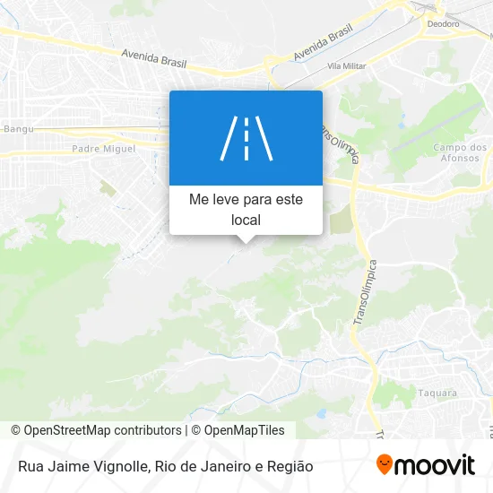 Rua Jaime Vignolle mapa