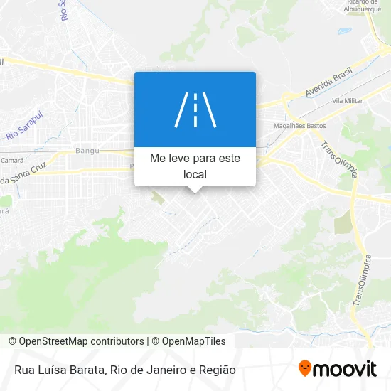 Rua Luísa Barata mapa