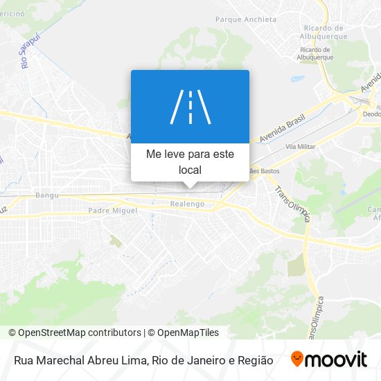 Rua Marechal Abreu Lima mapa