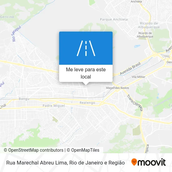 Rua Marechal Abreu Lima mapa