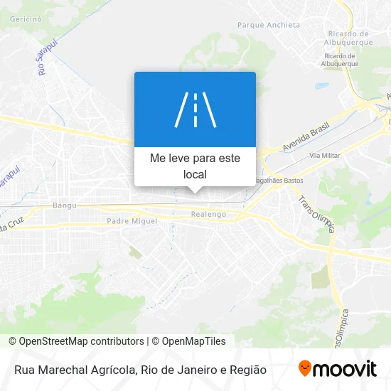 Rua Marechal Agrícola mapa